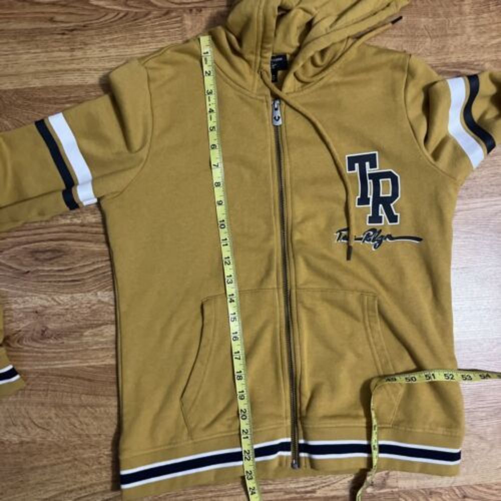 True Religion Gold Coast Collegiate Zip Up Hoodie Size Medium Womens - Picture 3 of 4